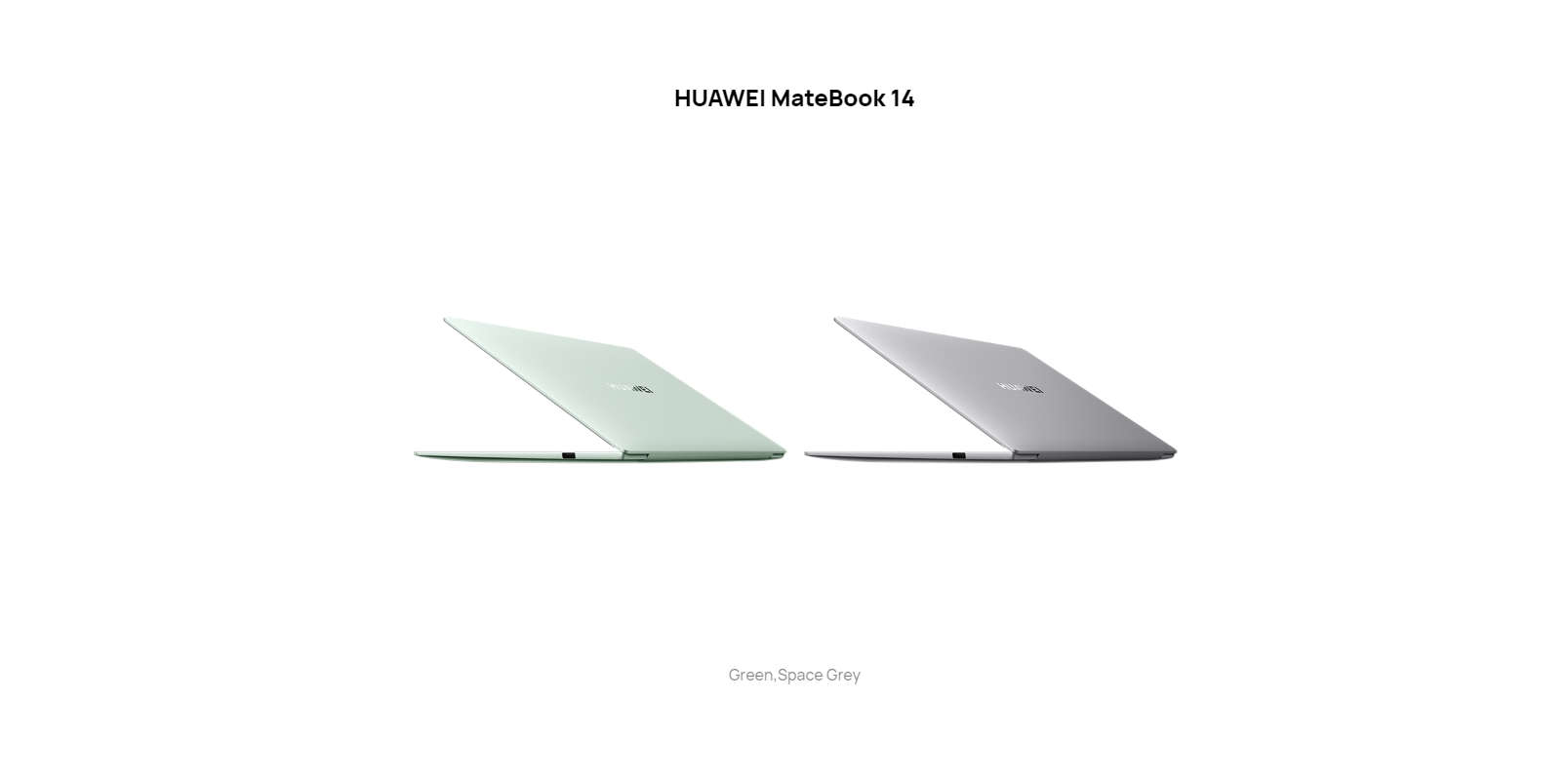 Huawei MateBook 14 2024 в зелёном и космическом сером цветах
