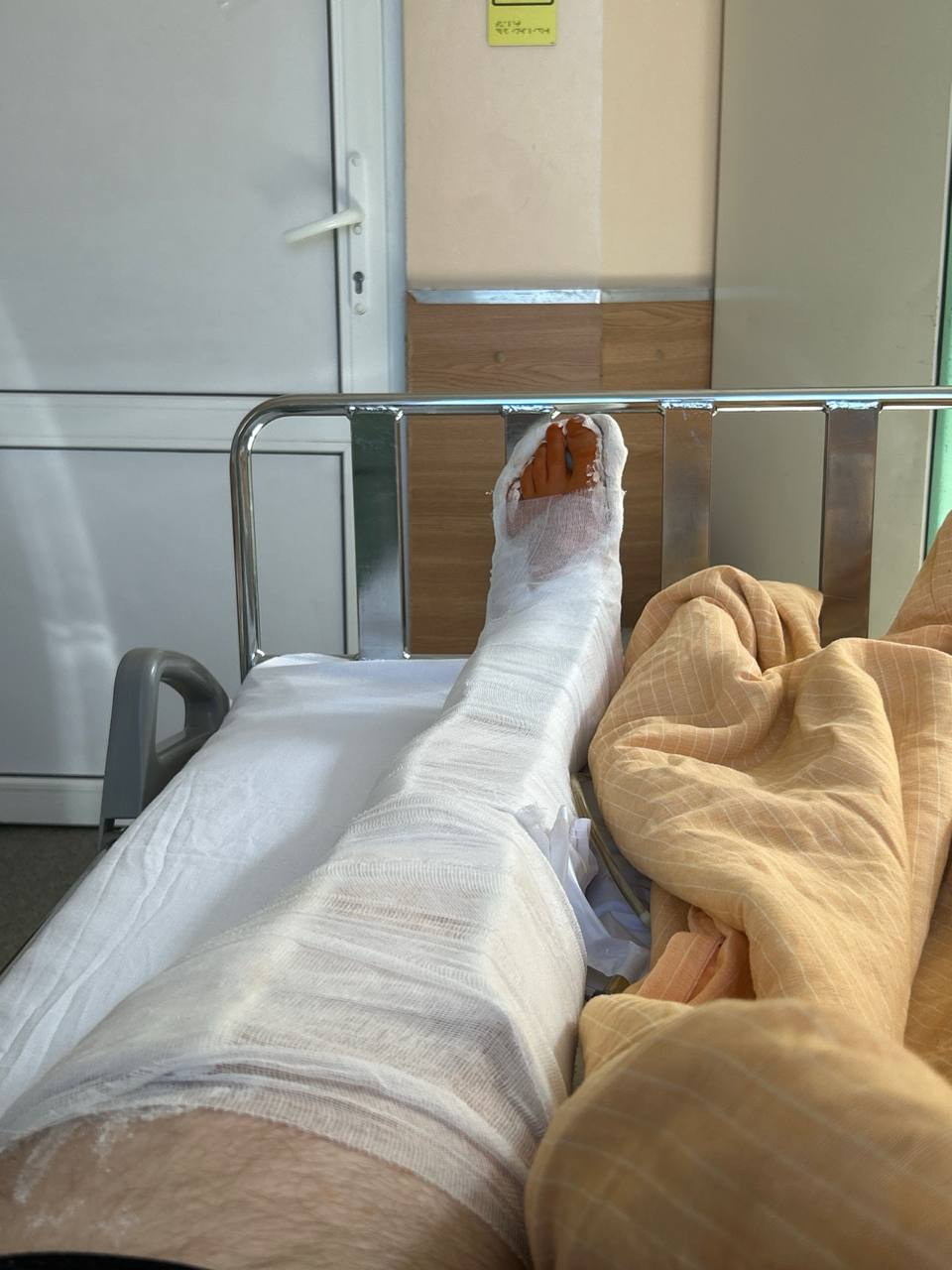 Андрей Afoninje Афонин с травмой ноги