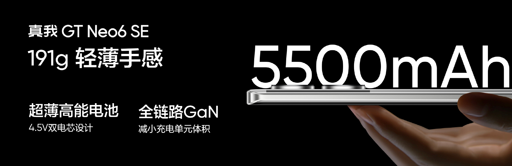 Ёмкость батареи Realme GT Neo6 SE составляет 5500 мАч
