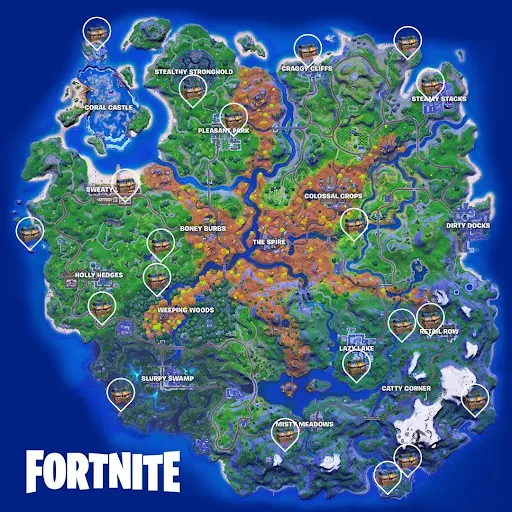 Где находятся сейфы в Fortnite