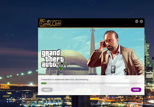 Connection to Download Server Lost