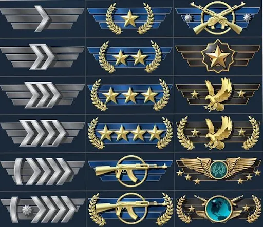 Звания в CS:GO