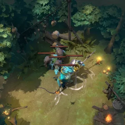 Лагерь кобольдов в Dota 2