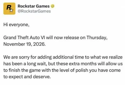 Пост Rockstar Games