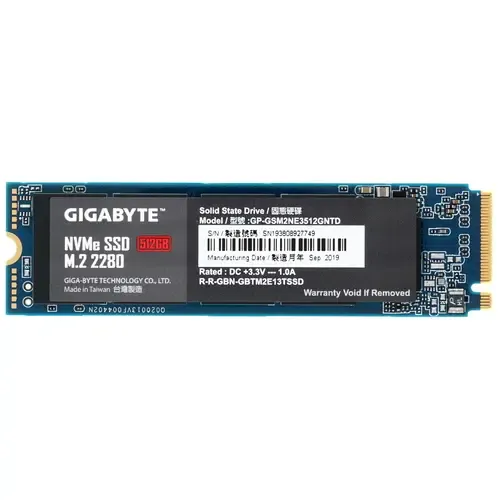 GIGABYTE NVMe SSD