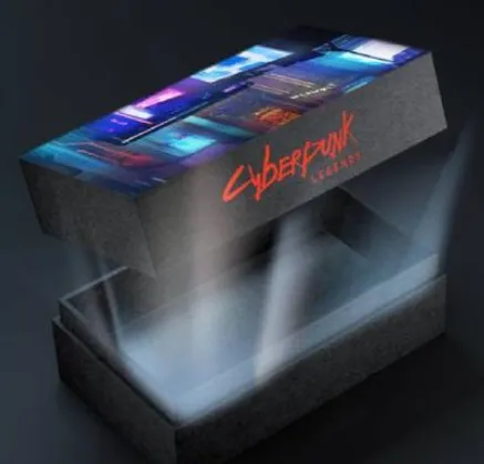 Фото с анонса карточной игры Cyberpunk Legends