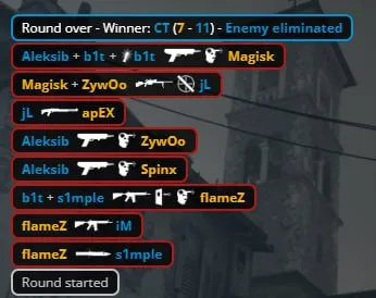 FlameZ зарезал s1mple