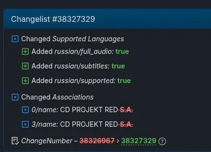 Изменения локализаций нового дополнения The Witcher 3: Wild Hunt в Steam