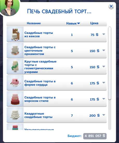 Торты для свадьбы