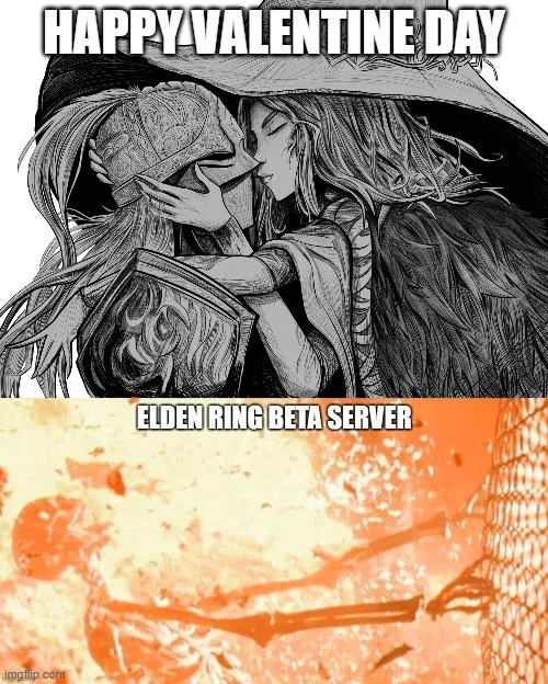 Мем из-за обвала серверов Elden Ring: Nightreign