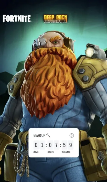 Fortnite x Deep Rock Galactic