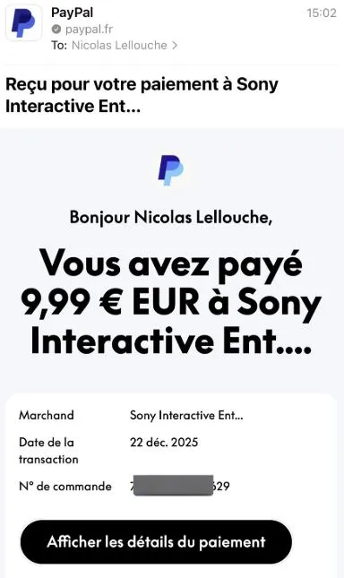 Трата денег со счёта PayPal с помощью PlayStation Network
