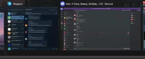 Чат в Discord с GeneRaL, Solo, V‑Tune, ALOHADANCE и ArtStyle