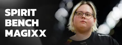 Spirit пока что не заявляла о полном уходе игрока: magixx будет числиться в запасе