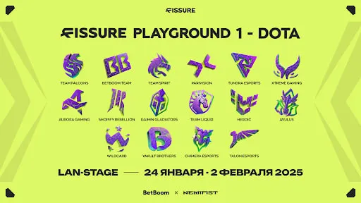 Список участников FISSURE PLAYGROUND 1