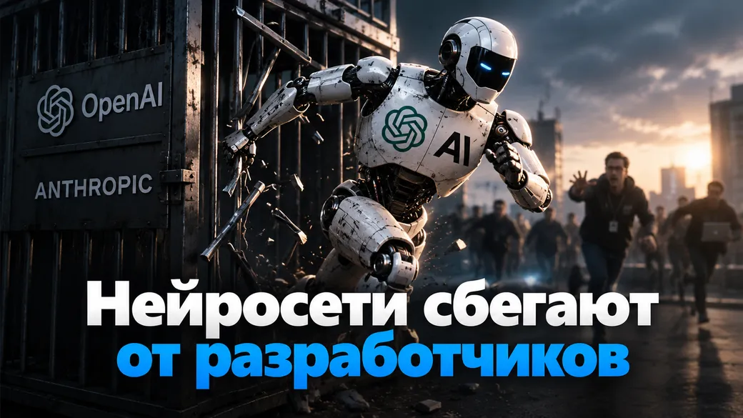«ИИ вышел из чата»: как нейросети сбегают от создателей и взламывают сайты?