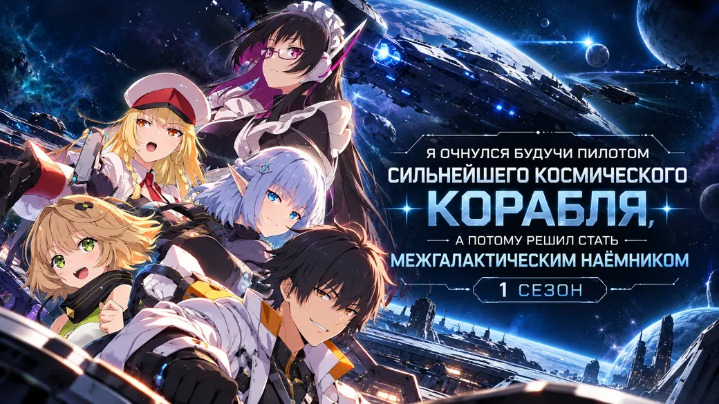 «Я очнулся будучи пилотом сильнейшего космического корабля..» 1 сезон: дата выхода и расписание серий