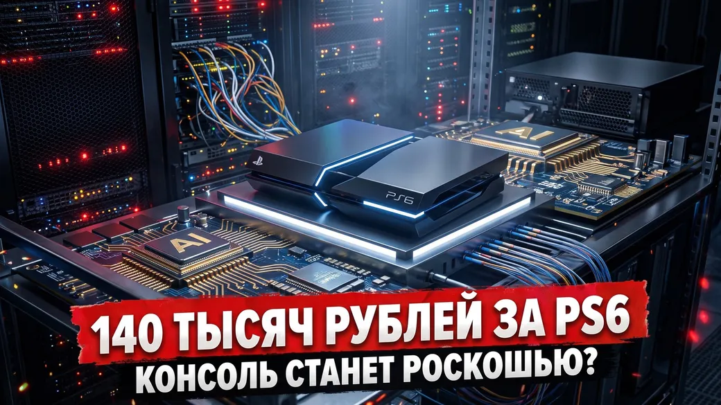 140 тысяч рублей и угроза от нейросетей: почему PlayStation 6 рискует стать роскошью
