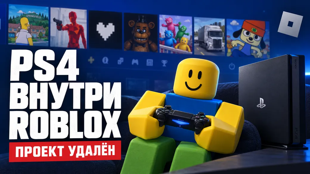 Иллюзия эмулятора: как внутри Roblox запустили PlayStation 4 с семью хитами и почему проект исчез
