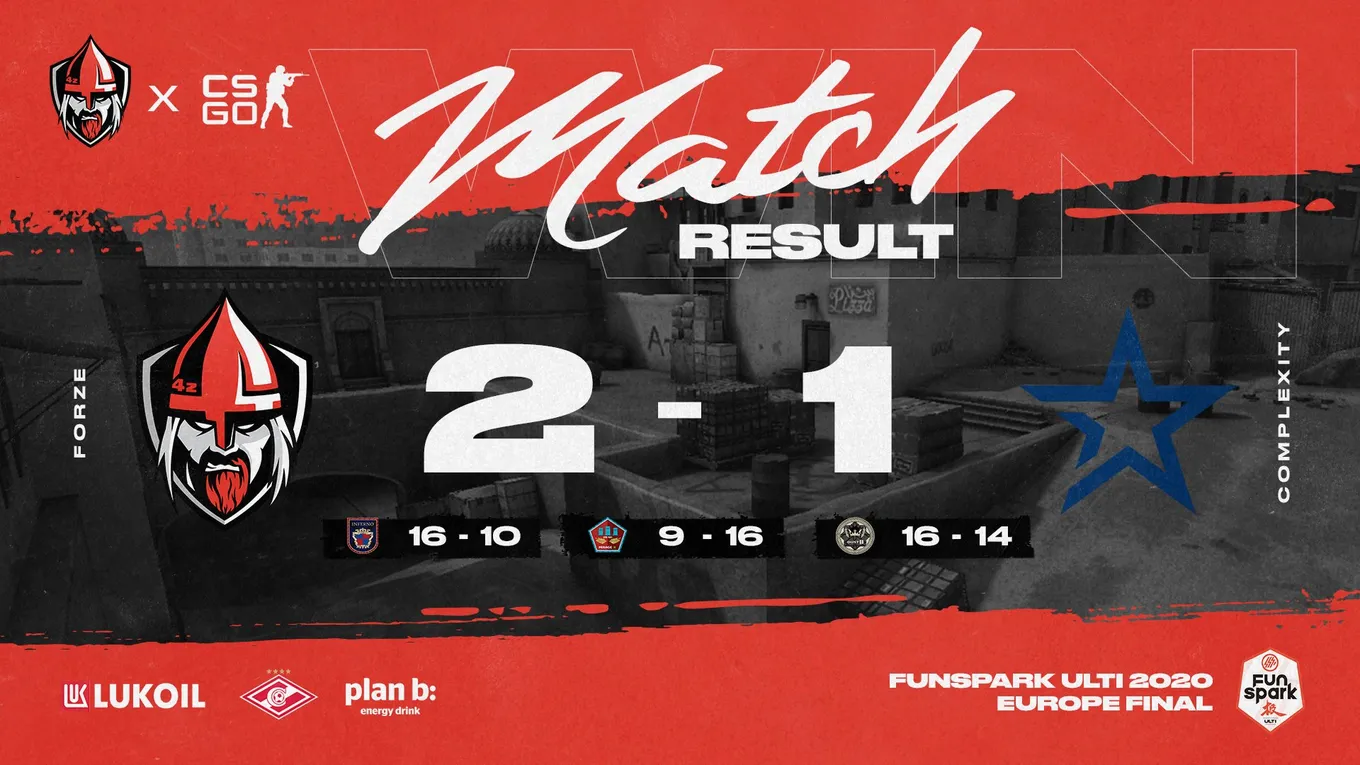 ForZe обыграла Complexity и прошла в финал верхней сетки FunSpark ULTI 2020 Europe Final: обзор матча