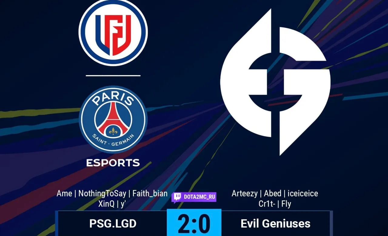 PSG.LGD — Evil Geniuses: китайский коллектив выходит в верхнюю сетку плей-офф
