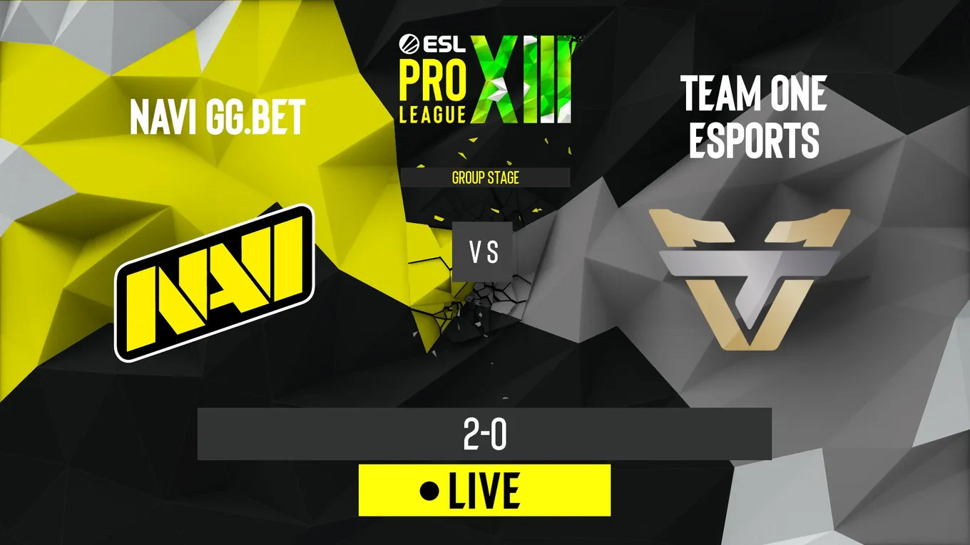 Первый матч NAVI без B1t на ESL Pro League S13: сухая победа над TeamOne