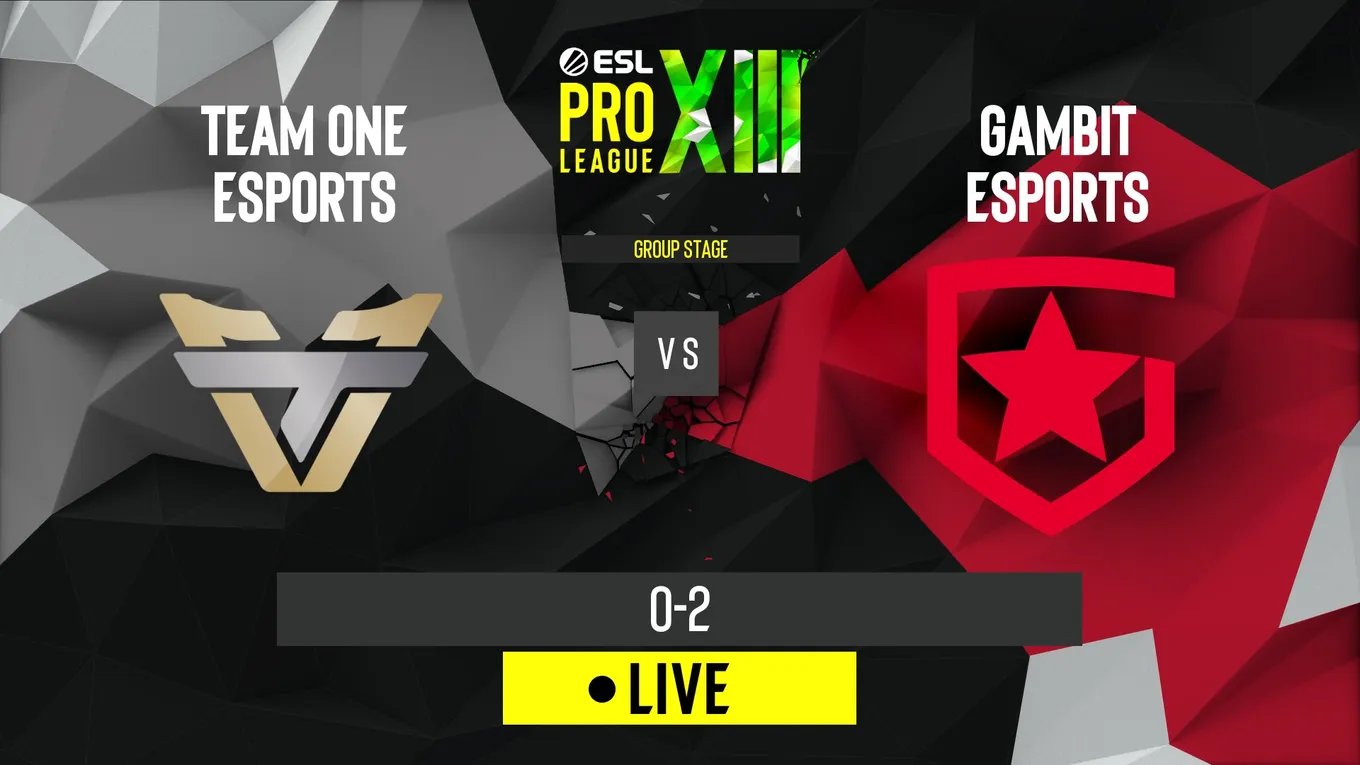 Gambit разгромила TeamOne и одержала четвертую победу подряд на ESL Pro League Season 13