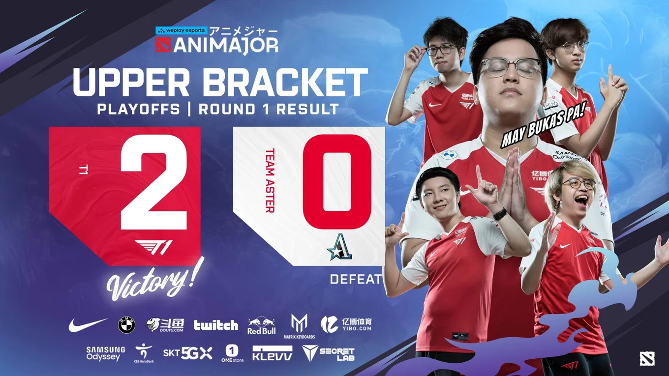 T1 Esports — Team Aster: Т1 едут на The International 10