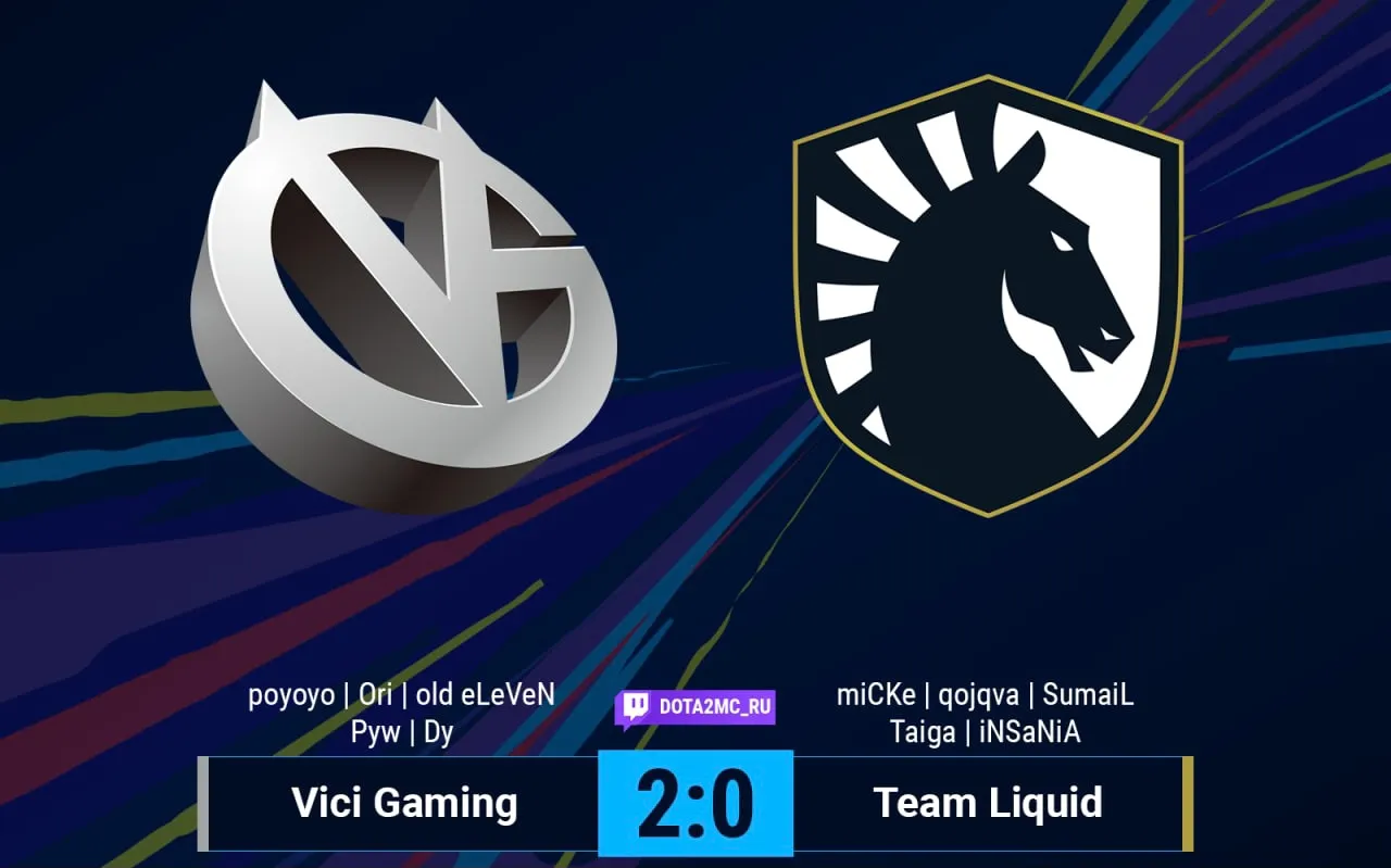 Vici Gaming — Team Liquid: китайцы начинают в группе с победы