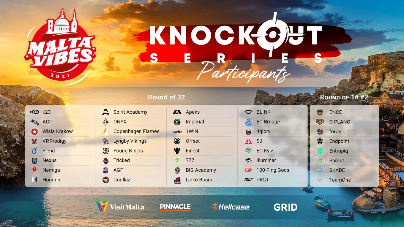 Участники Malta Vibes Knockout Series 1
