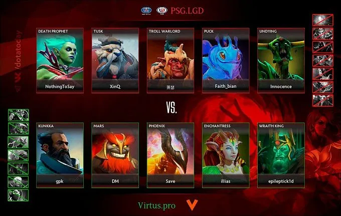 Вторая карта против PSG.LGD