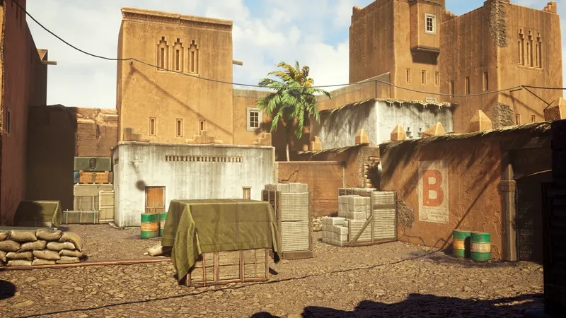 Dust 2 на Unreal Engine 4