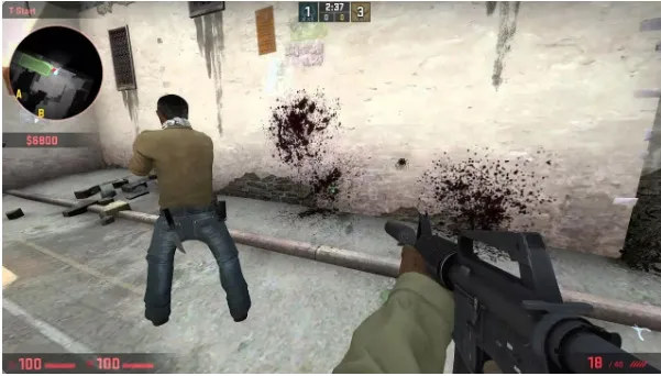 Как убрать кровь в CS:GO