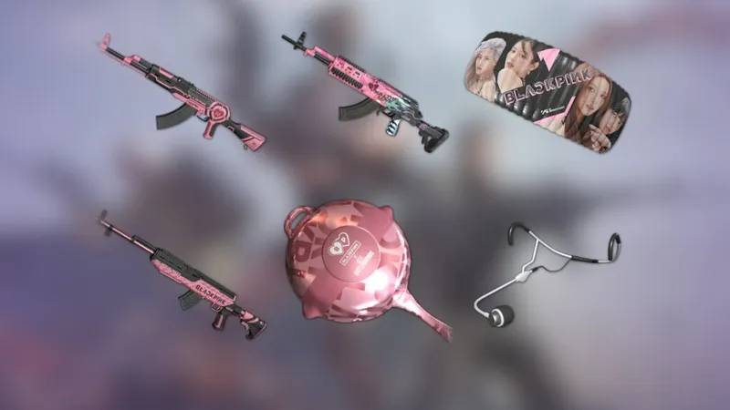 Скины PUBG в стиле BLACKPINK