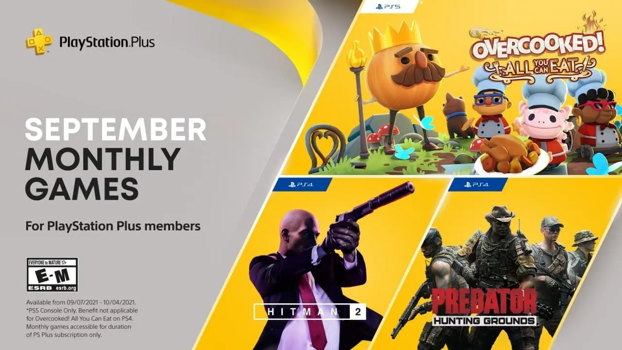 Сентябрьская подборка PS Plus