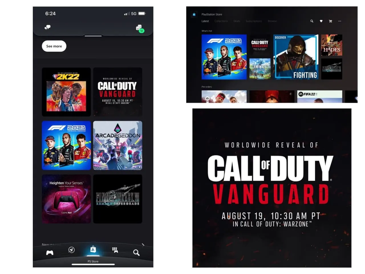 Объявление с Call of Duty: Vanguard
