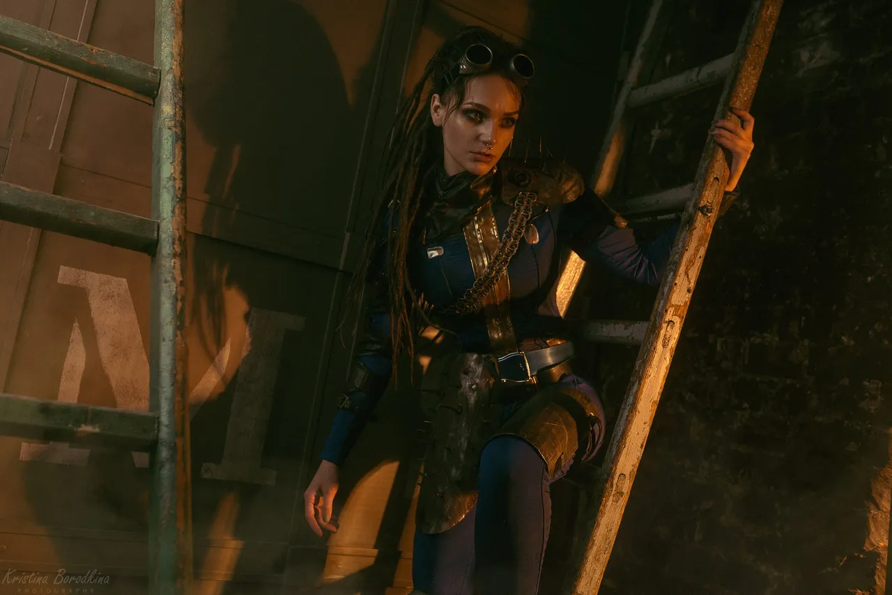 Атмосферный косплей на Выходца из Убежища из Fallout