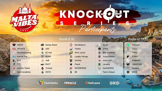 Участники Malta Vibes Knockout Series 2