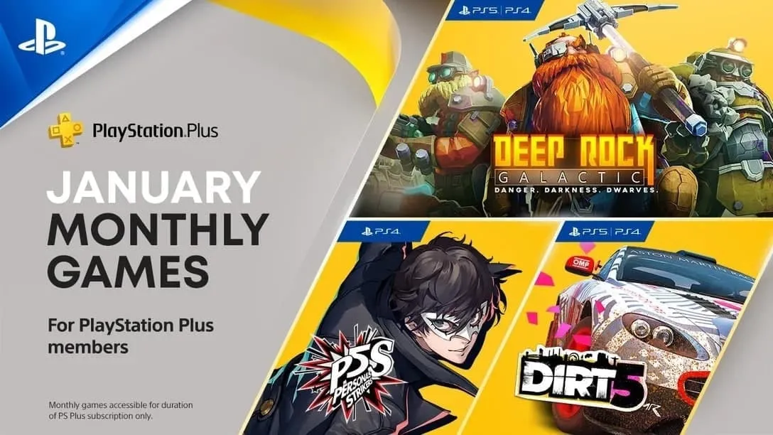 Январская подборка игр в PS Plus