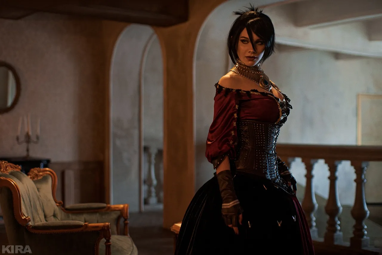 Косплей на Морриган из Dragon Age от Александры Реил