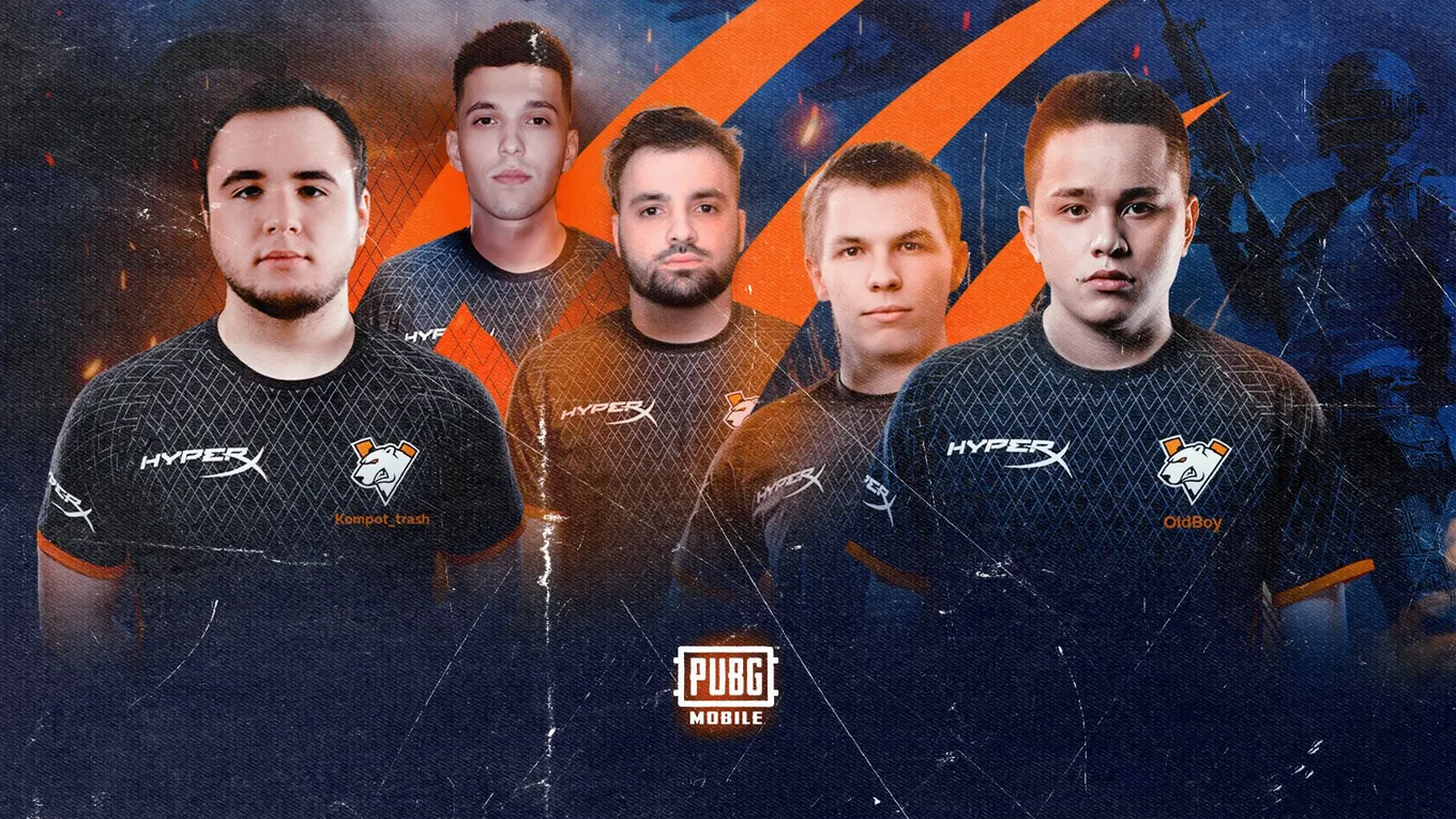 Новый состав VP по PUBG Mobile