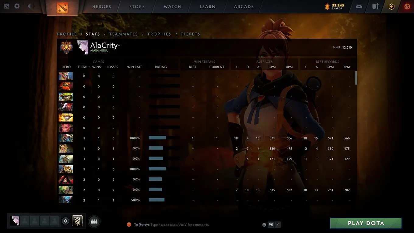 аккаунт AlaCrity
