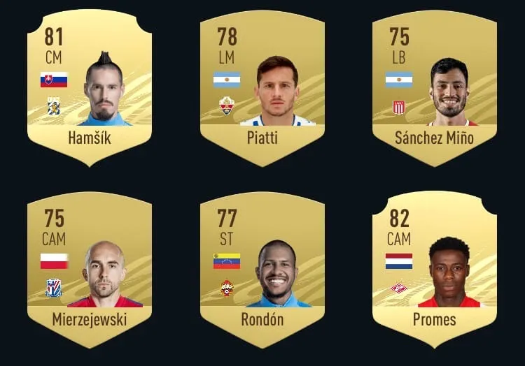 Новые карты FUT 21