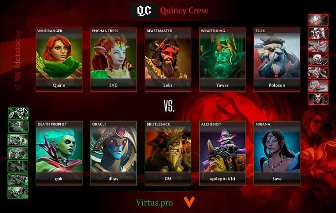 Вторая карта против Quincy Crew