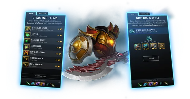 Новая версия магазина для начинающих игроков в Dota 2