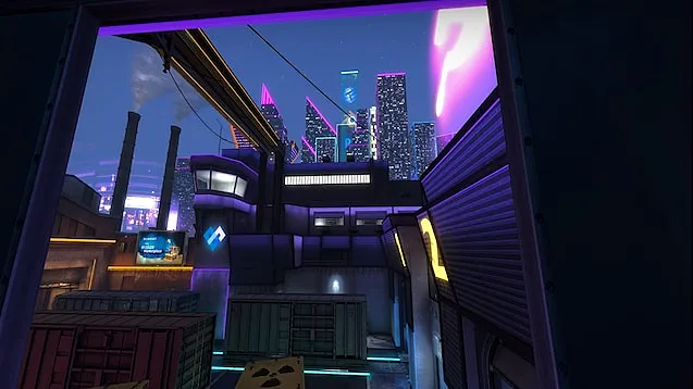 Train в стилистике Cyberpunk 2077
