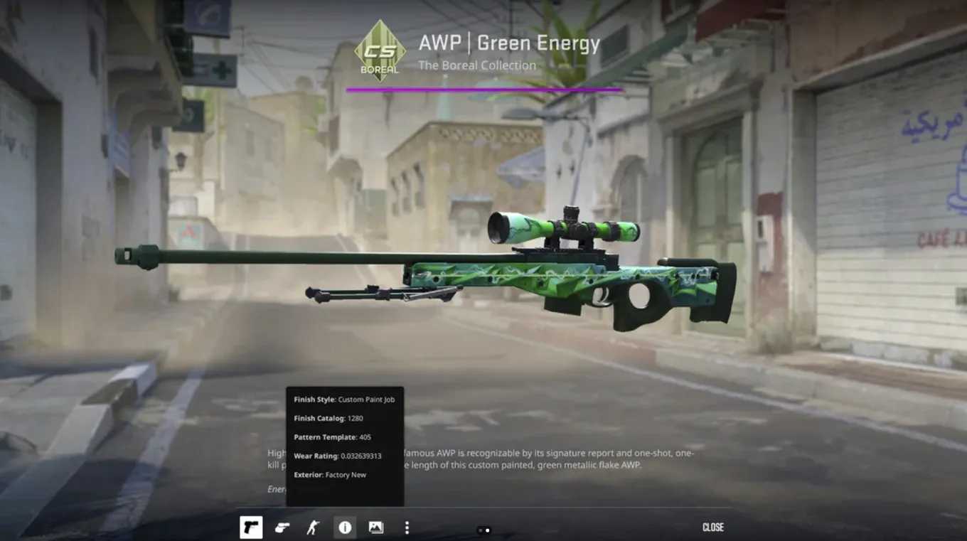 AWP | Green Energy (Прямо с завода)