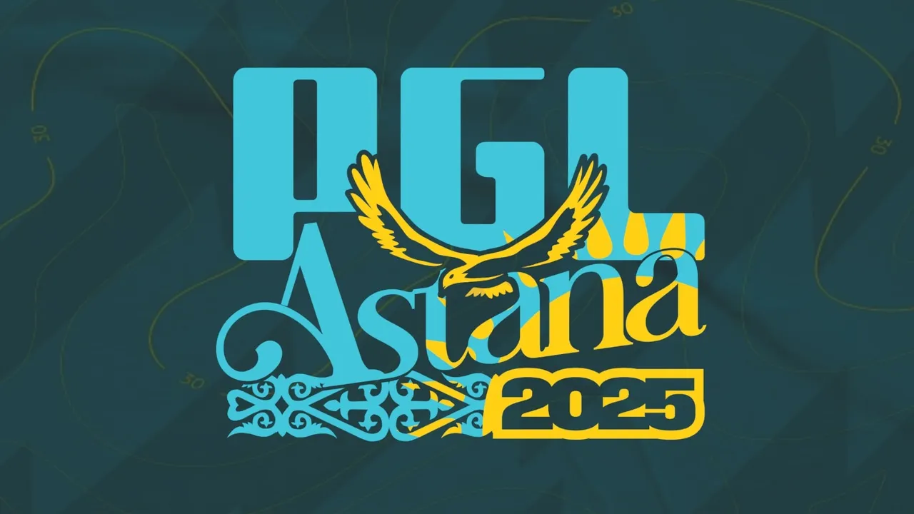 Официальный логотип PGL Astana 2025