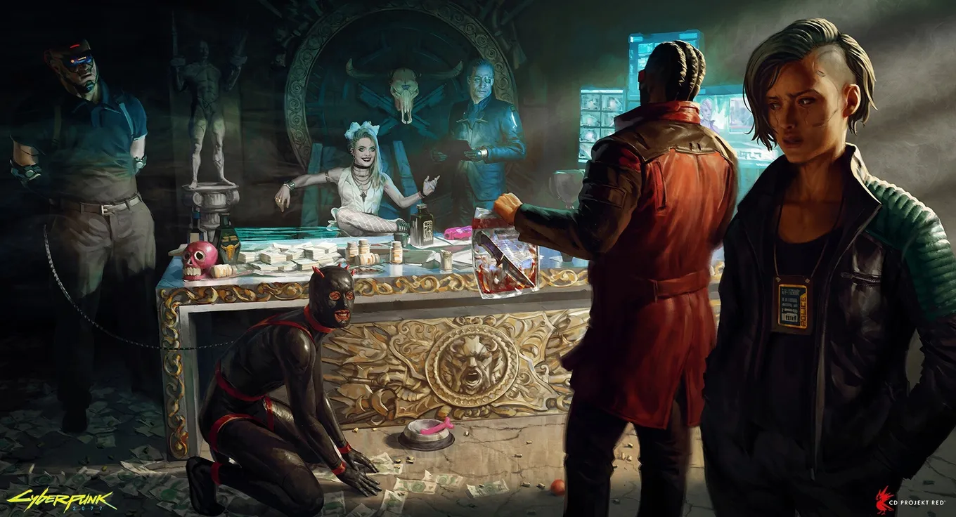 Новый концепт-арт Cyberpunk 2077
