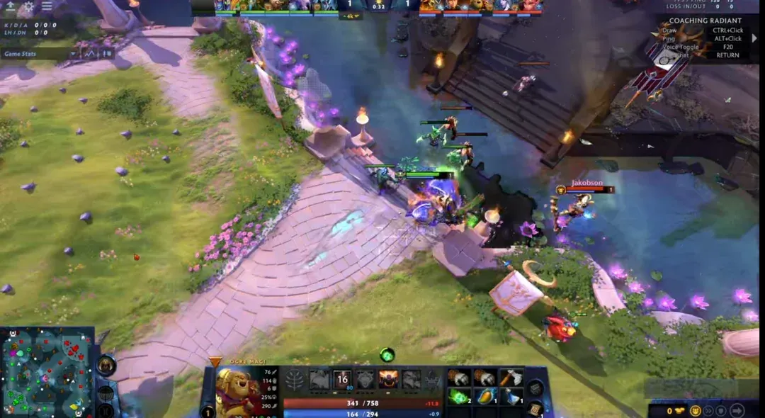 В Dota 2 нашли тренерский баг – он позволяет видеть врага в тумане